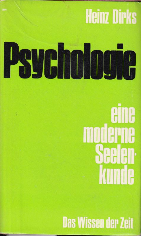 Dirks,Heinz  Psychologie 