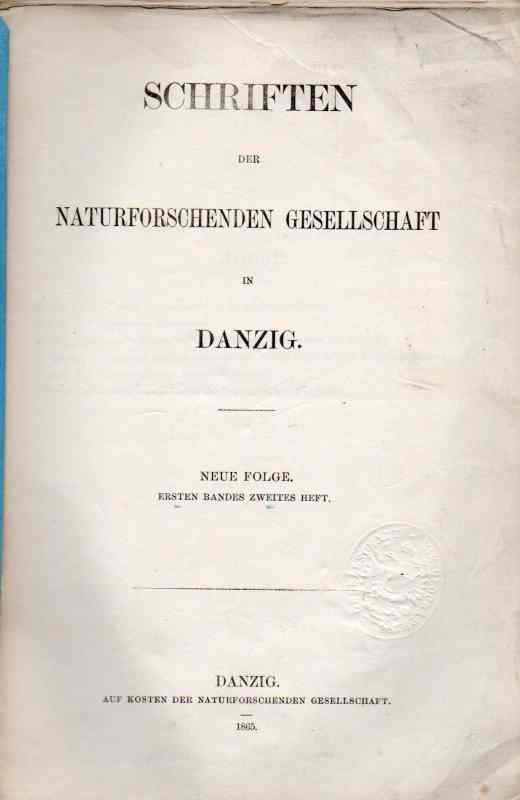 Kayser,E.  Beobachtungen der magnetischen Declination in Danzing 