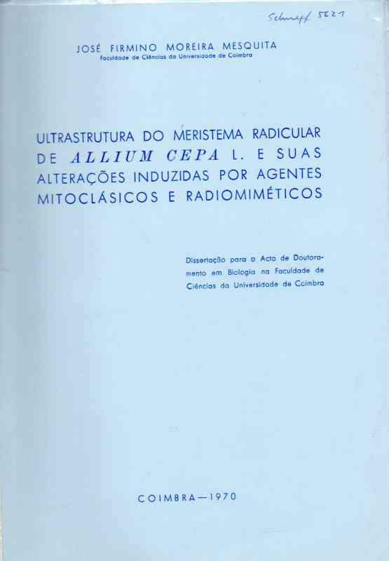 Mesauita,José Firmino Moreira  Ultrastrutura do meristema radicular de allium cepa L.e suas 
