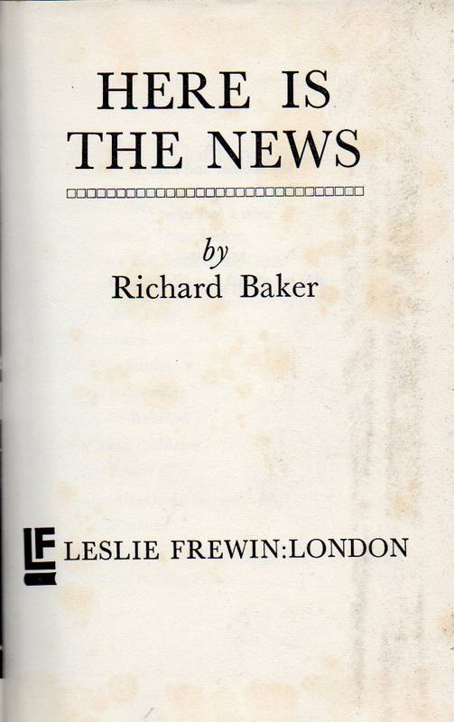 Beker,Richard  Here is the News 