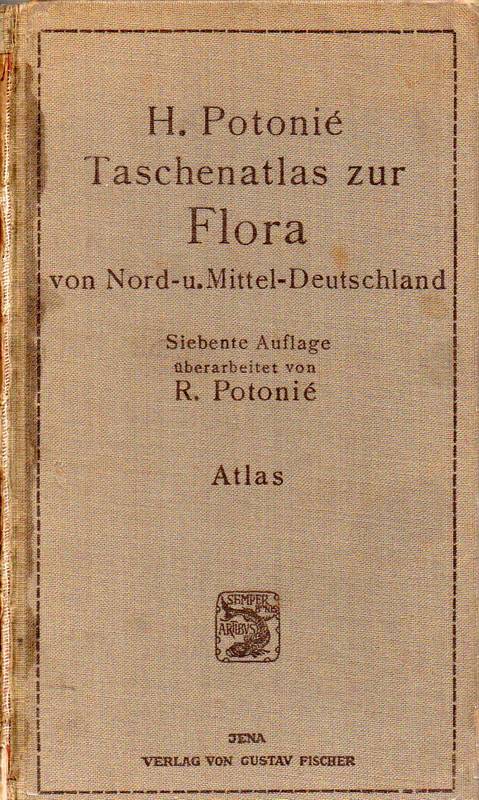 Potonie,Henry  Taschenatlas zur Flora von Nord- und Mitteldeutschland 