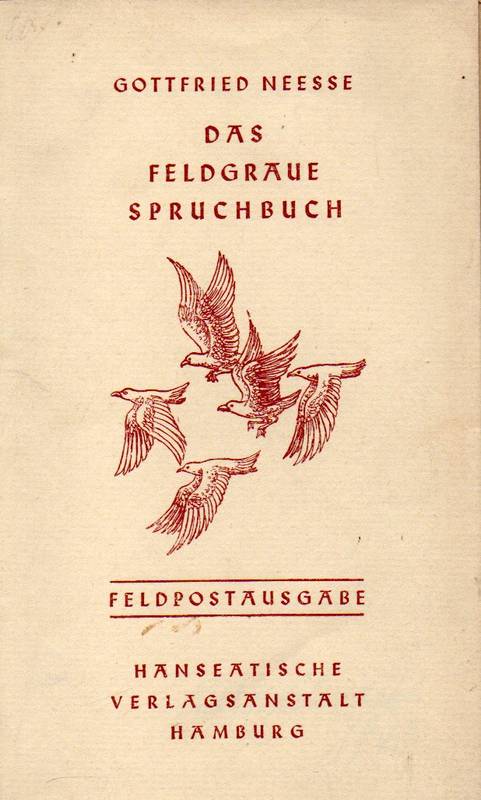 Neesse,Gottfried  Das feldgraue Spruchbuch 