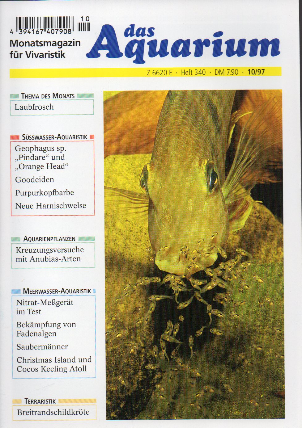 Das Aquarium  31.Jg.1997,Heft 10 