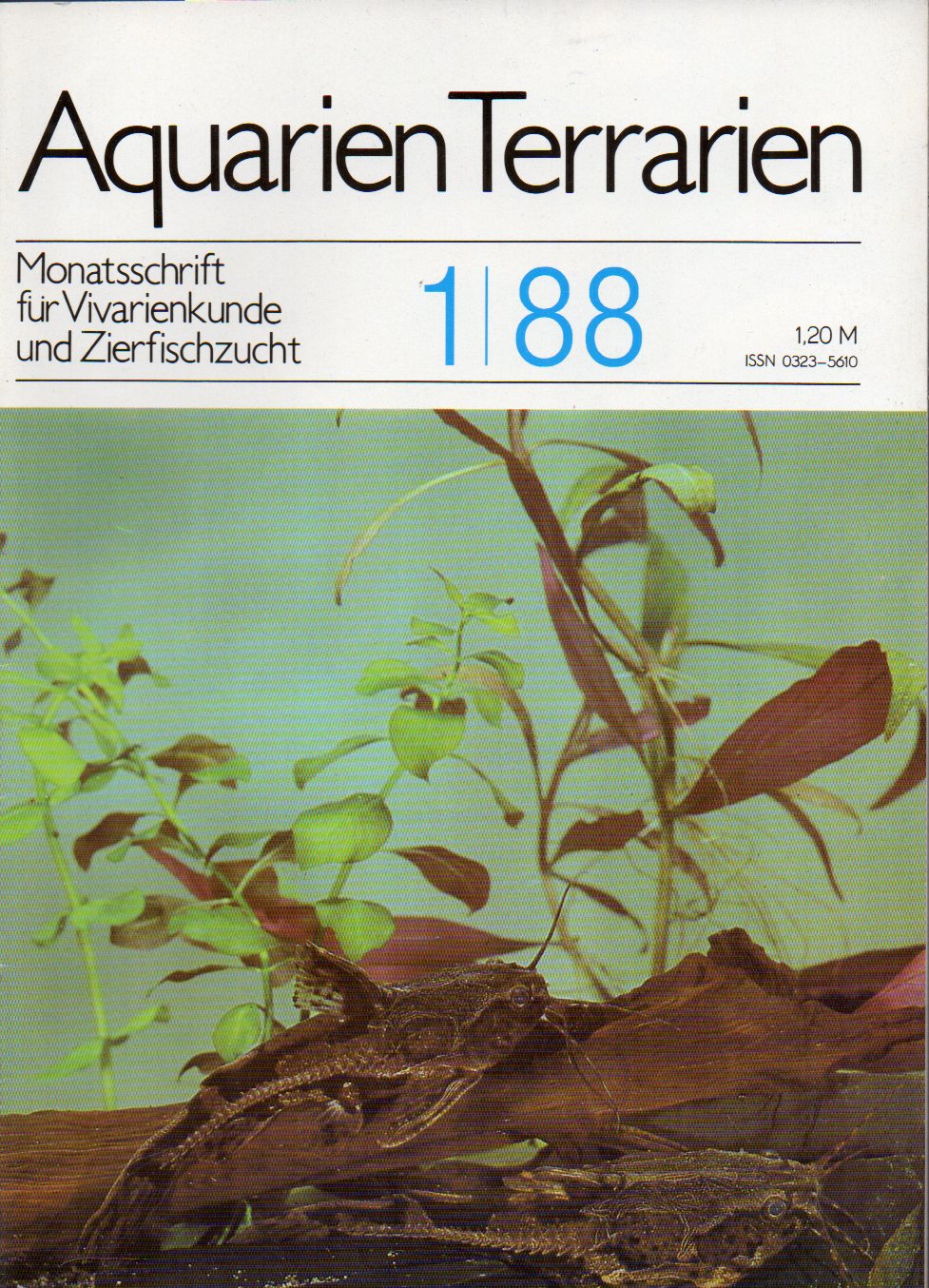 Aquarien Terrarien  35.Jg.1988(12 Hefte) 