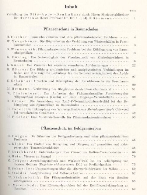 Biologische Bundesanstalt f.Land-und Forstwirtsch.  34.Deutsche Pflanzenschutztagung der Biologischen Bundesanstalt 