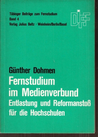 Dohmen,Günther  Fernstudium im Medienverbund 