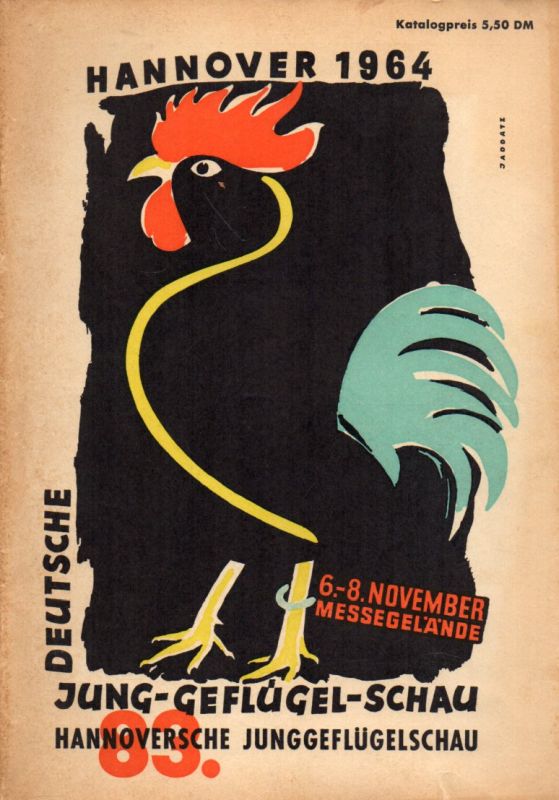 Hannoverscher Geflügelzüchterverein von 1869 e.V.  83. Deutsche Junggeflügelschau Hannover 1964 