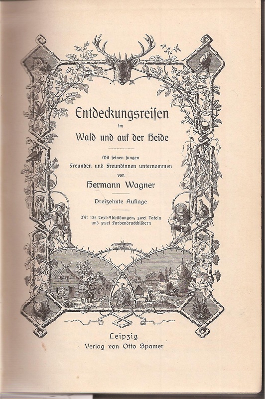 Wagner,Hermann  Entdeckungsreisen im Wald und auf der Heide 