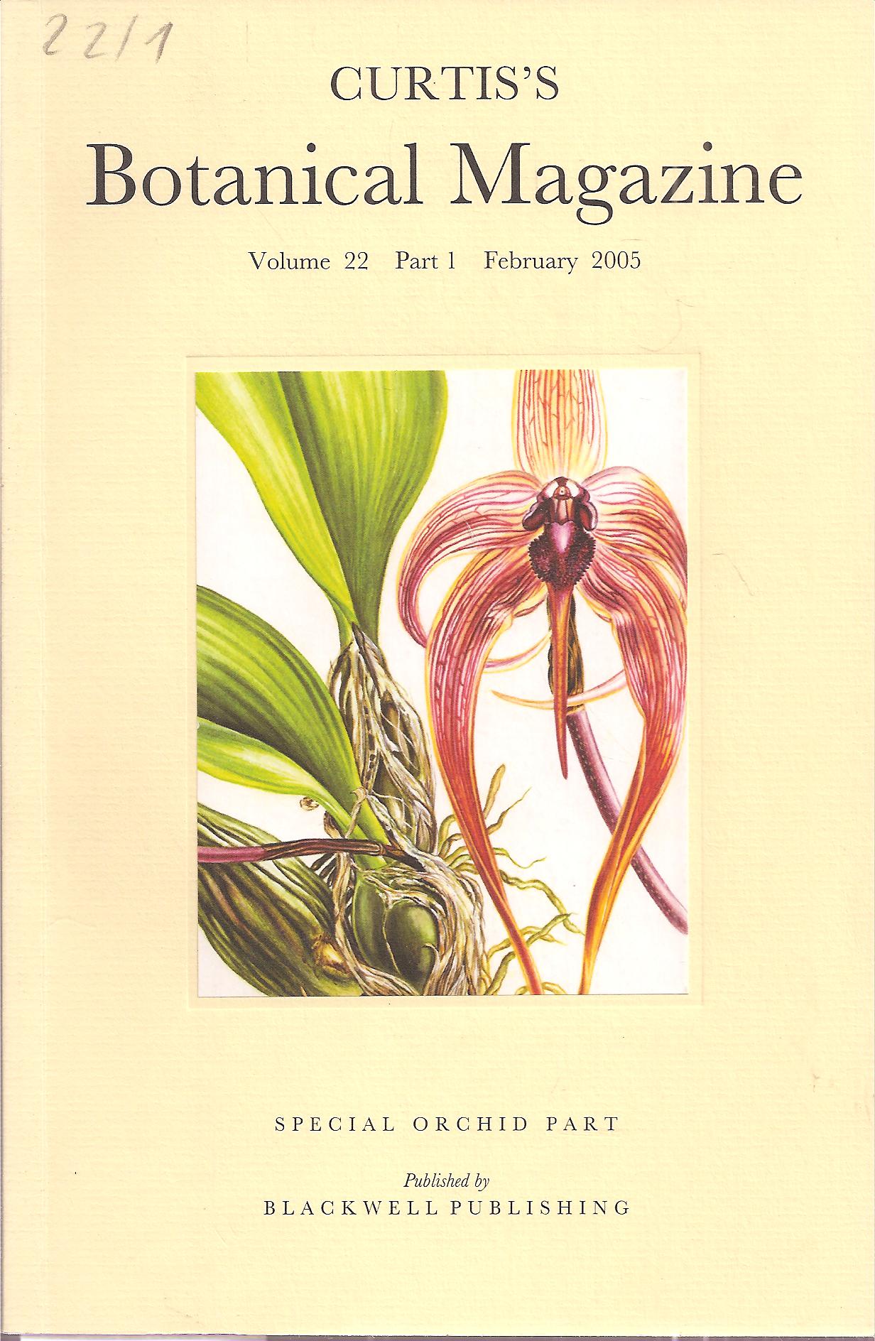 Royal Botanic Gardens Kew  Curtis's Botanical Magazine Volume 22, Part 1 2005 