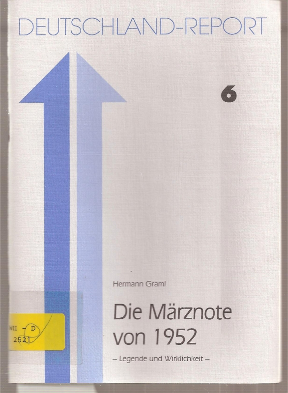 Graml,Hermann  Die Märznote von 1952 