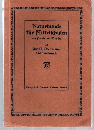 Franke,M.+W.Wurthe  Naturkunde (Physik,Chemie und Mineralogie) 