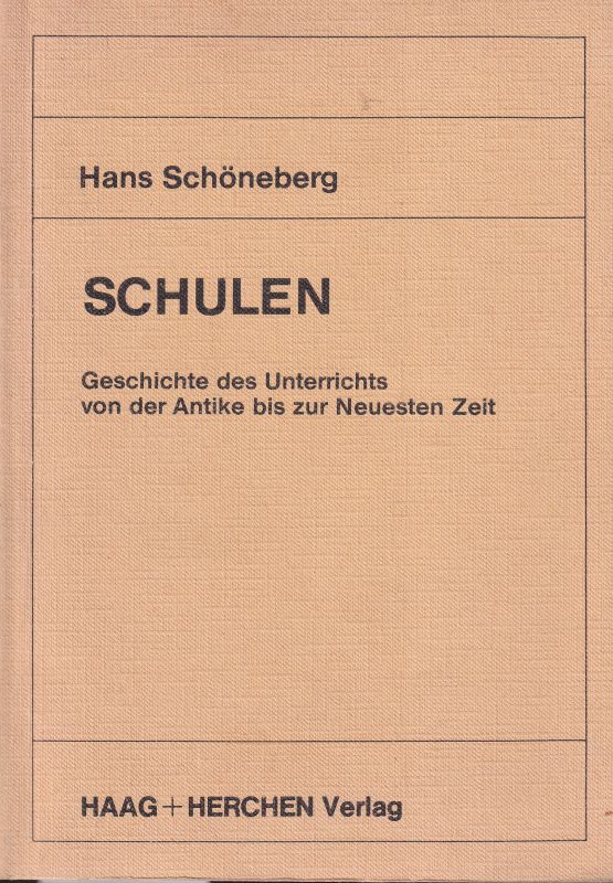 Schöneberg,Hans  Schulen 