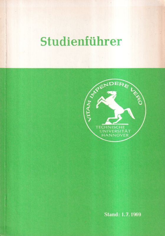 Technische Universität Hannover  Personen- und Vorlesungsverzeichnis Wintersemester 1968 / 69, 
