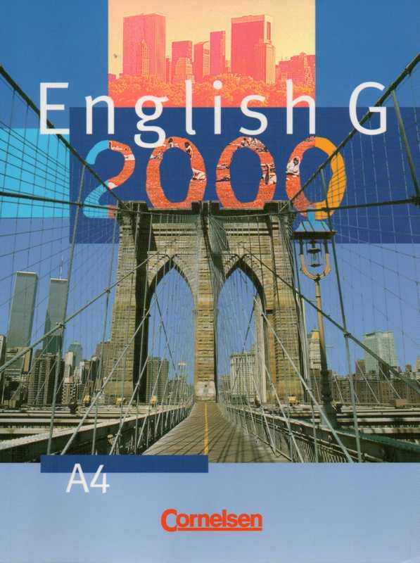 English G 2000  English G 2000 A 4 für das 8.Schuljahr an Gymnasien 