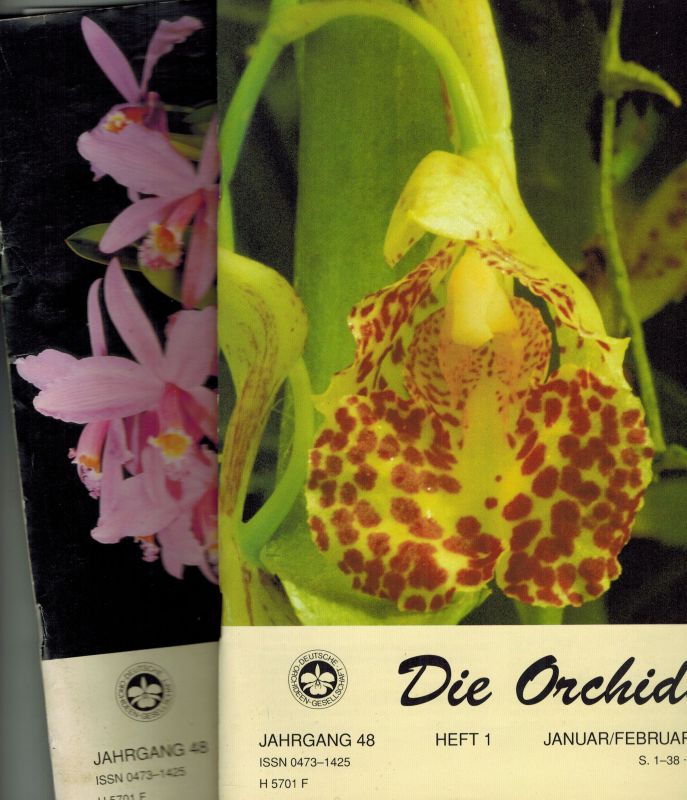Die Orchidee  Die Orchidee 48.Jahrgang 1997 Heft 1 bis 6 (6 Hefte) 