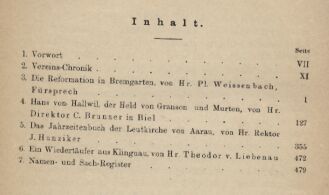 Argovia  Jahresschrift der Historischen Gesellschaft des Kantons Aargau.VI.Band 