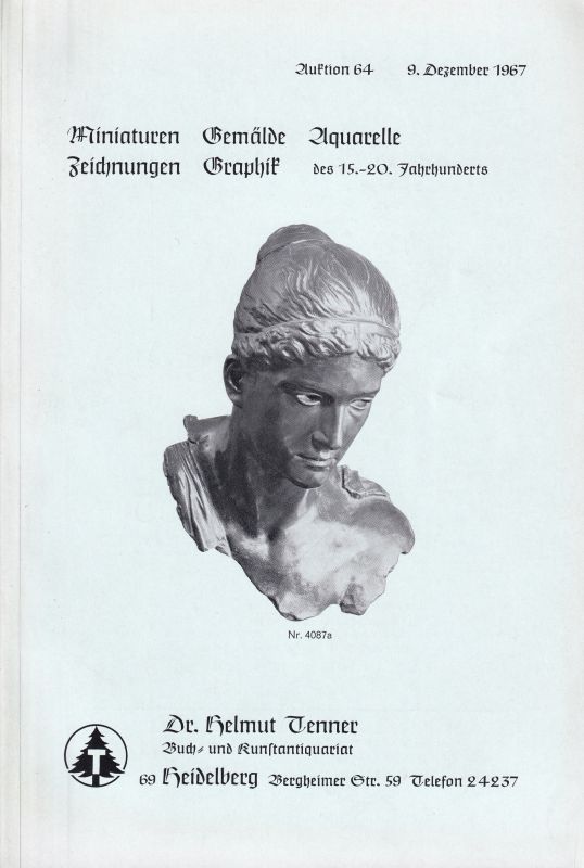 Tenner,Helmut  Auktion 64 9.Dezember 1967 