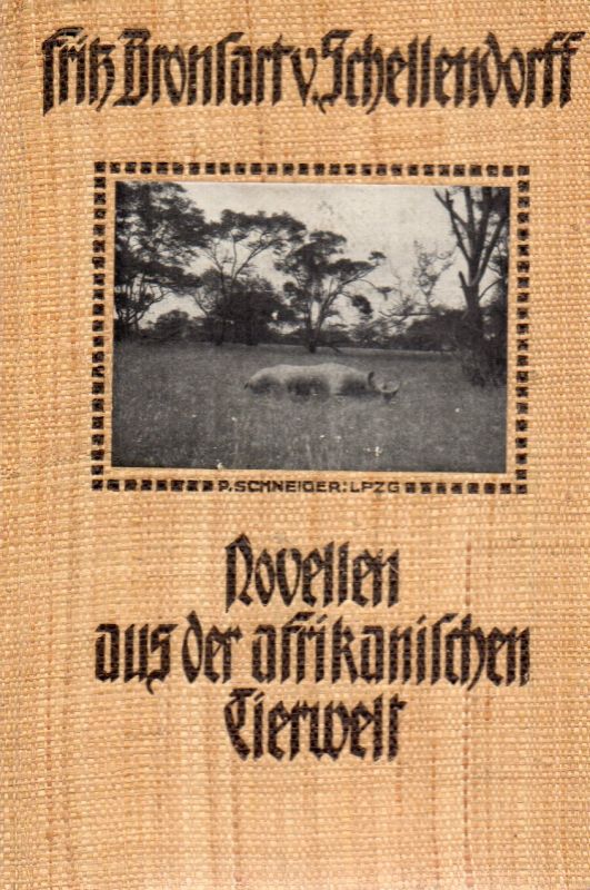 Schellendorff,Fritz Bronsart von  Novellen aus der afrikanischen Tierwelt 