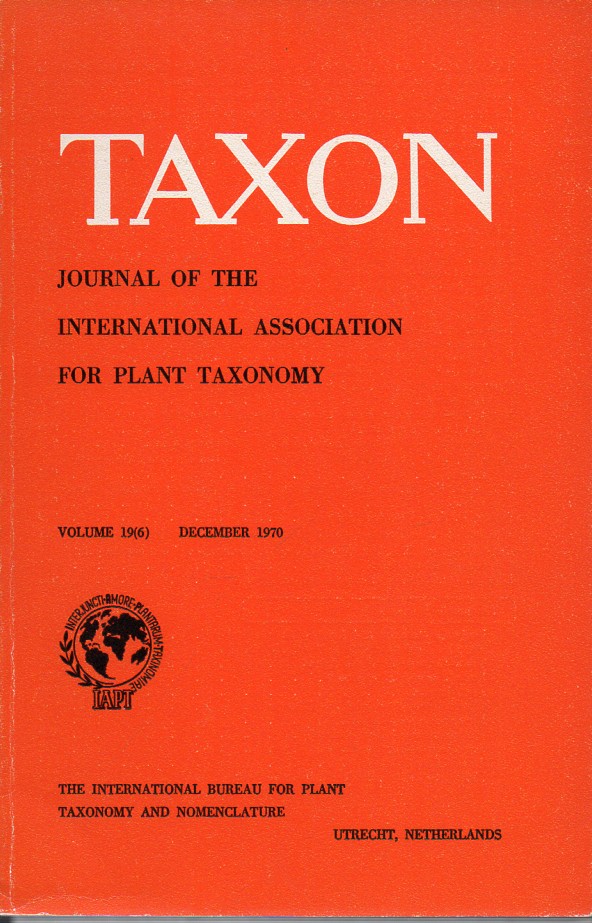 Taxon  Taxon Volume 19 (6) December 1970 