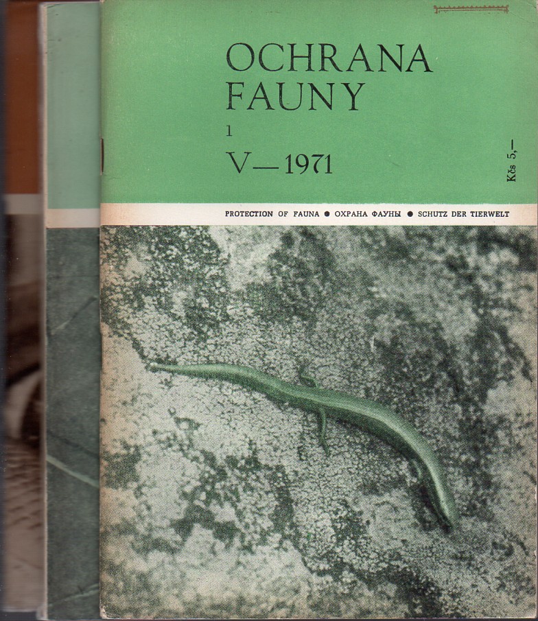 Ochrana Fauny  Ochrana Fauny Volume V 1971 Hefte 1, 2-3 und 4 (3 Hefte) 