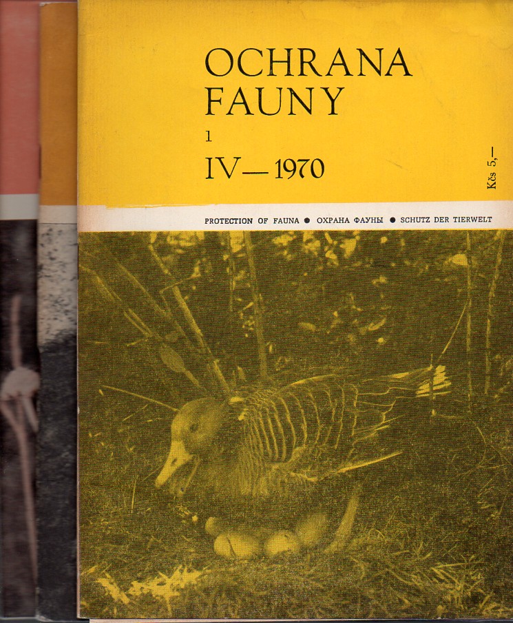 Ochrana Fauny  Ochrana Fauny Volume IV 1970 Hefte 1 bis 3 (3 Hefte) 