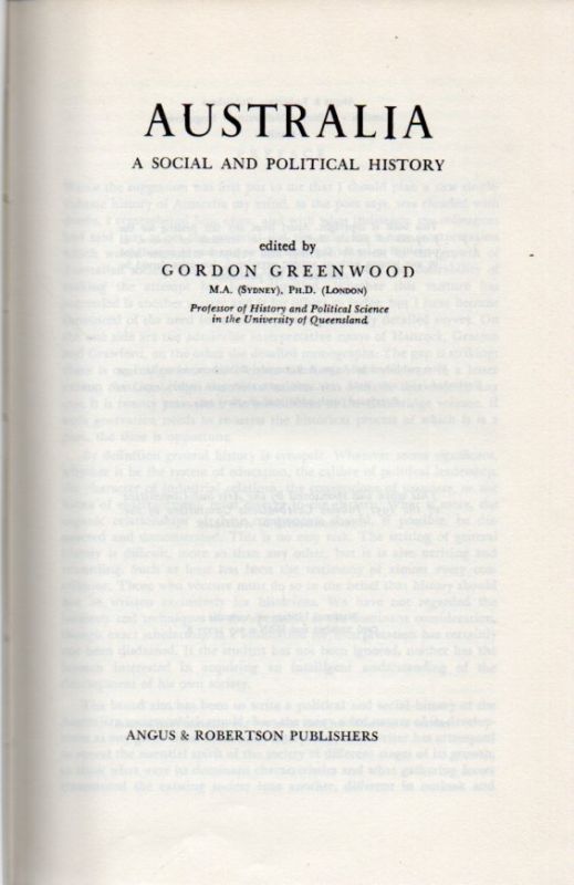 Greenwood,Gordon  Australia 