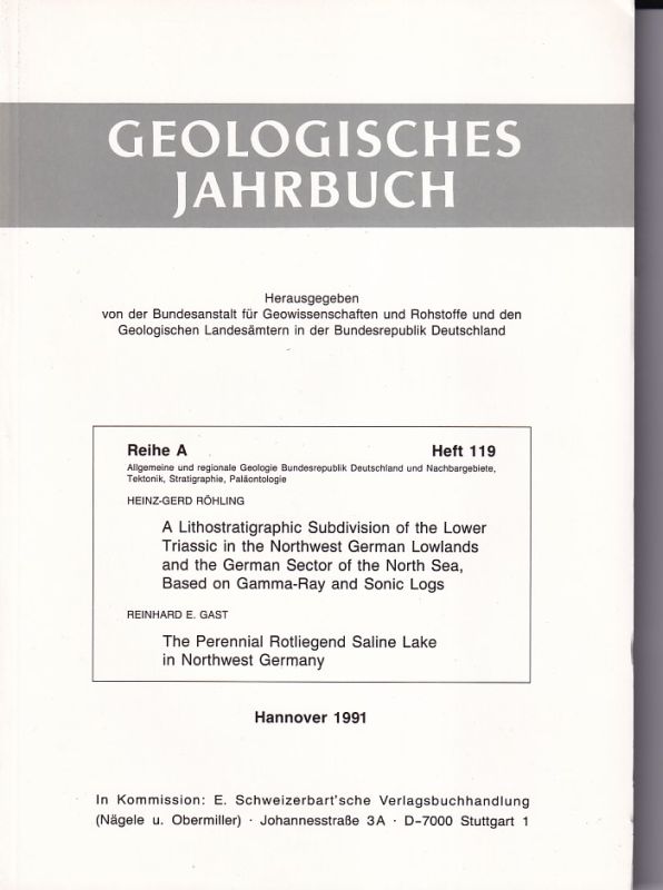 Geologisches Jahrbuch  Geologisches Jahrbuch Reihe A Heft 119 