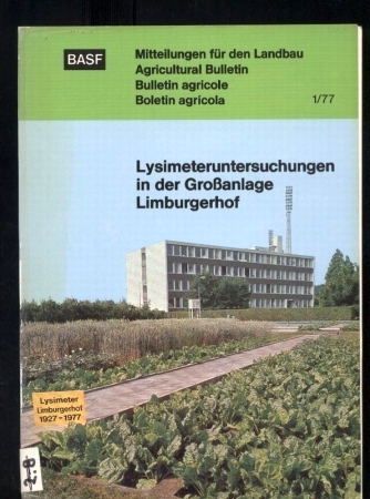 Jürgens-Gschwind,S.+J.Jung  Ergebnisse von Lysimeteruntersuchungen in der Großanlage Limburgerhof 