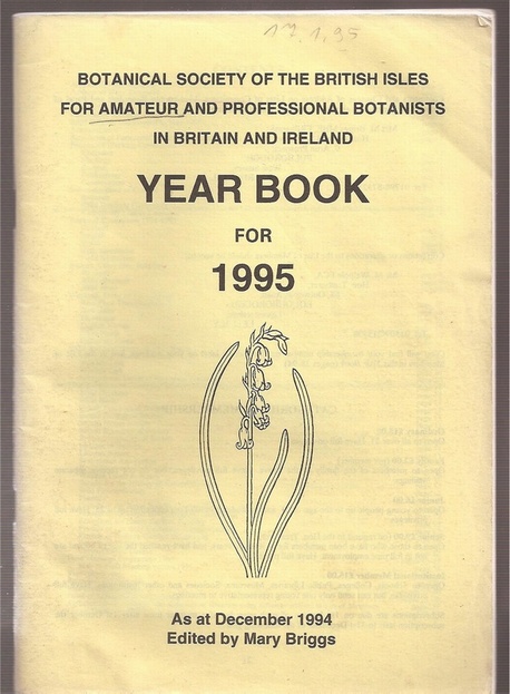 Botanical Society of the British Isles  Year Book for 1995 