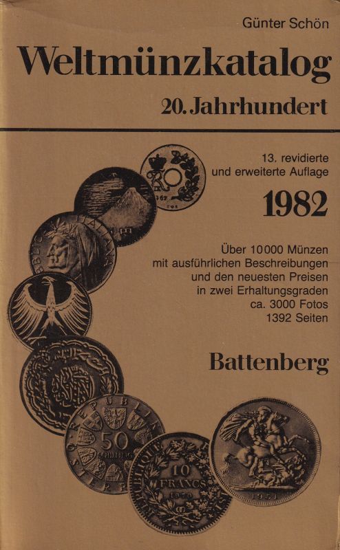 Schön,Günter  Weltmünzkatalog 20.Jahrhundert 1982 Band J-Z (1 Band) 