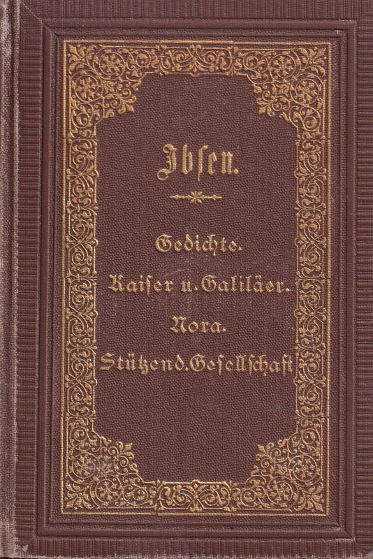 Ibsen,Henrik  Henrik Ibsen´s gesammelte Werke.Erster Band 