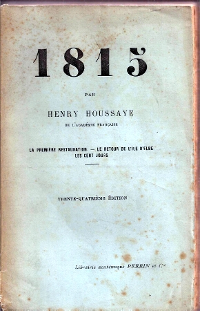 Houssaye,Henry  1815 