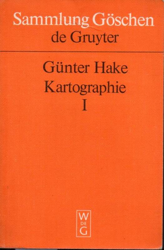Hake,Günter  Kartographie I 