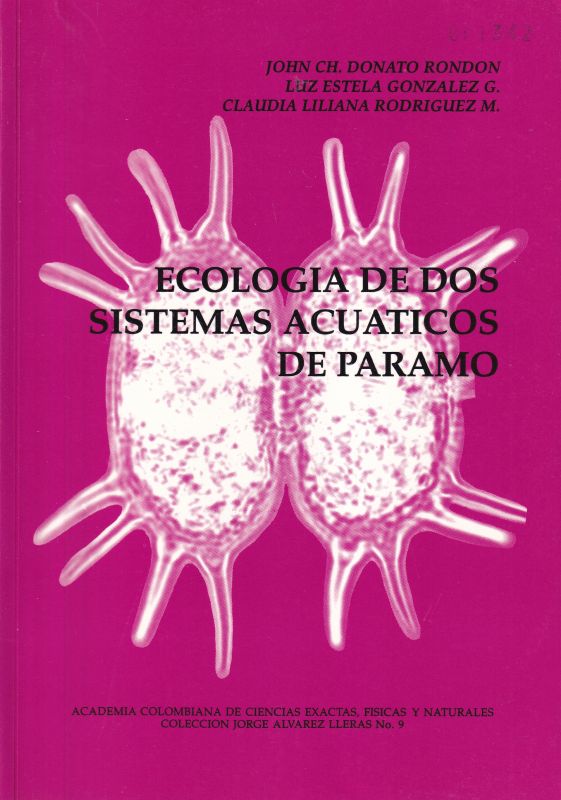 Rondon,John Ch.Donato et Luz Estela Gonzalez  Ecologia de dos Sistemas Acuaticos de Paramo 