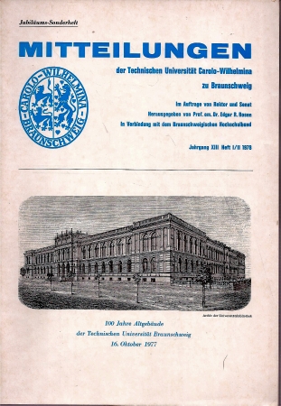 Braunschweigischer Hochschulbund  Jahrgang XIII, Heft I / II und V, 1978 (2 Hefte) 