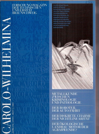 Technische Hochschule Braunschweig  Jahrgang XXXVI, Heft 1 und 2, 2001 (2 Hefte) 