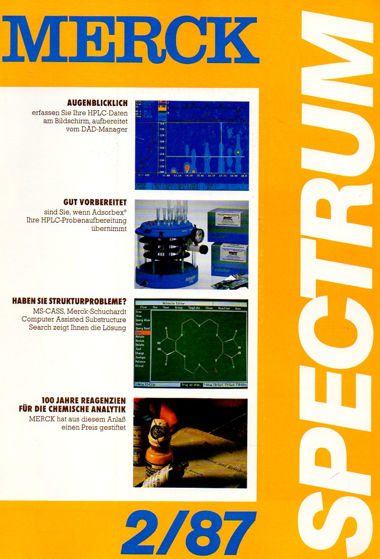 Merck,E.  Spectrum Jahr 1987 Heft 2 (1 Heft) 