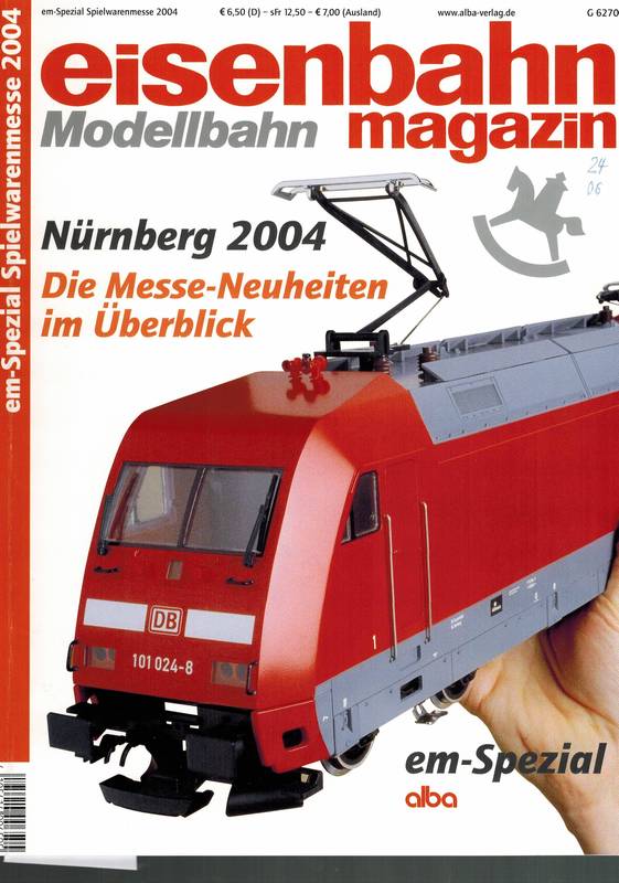 Eisenbahn Magazin Modellbahn  Eisenbahn Magazin Modellbahn Sonderausgabe Nürnberg 2004 
