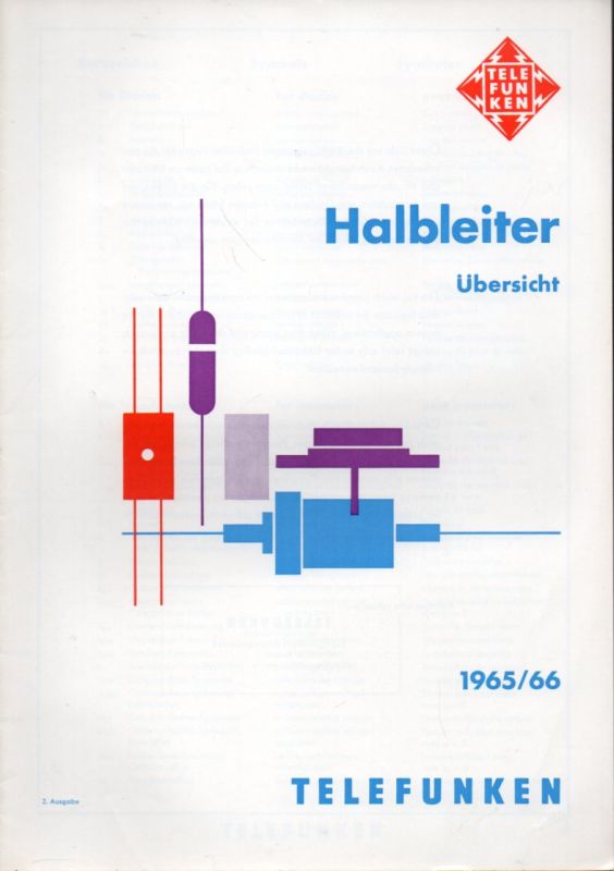 Telefunken GmbH  Halbleiter Übersicht 1965/66 