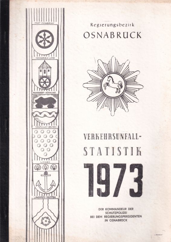 Regierungsbezirk Osnabrück  Verkehrsunfall-Statistik 1973 