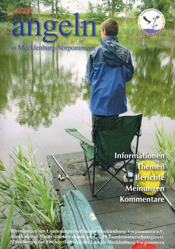 angeln in Mecklenburg-Vorpommern  angeln in Mecklenburg-Vorpommern Jahr 2004 Heft 1 bis 4 (4 Hefte) 