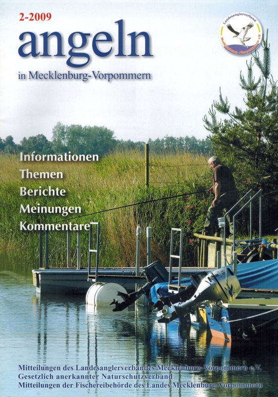 angeln in Mecklenburg-Vorpommern  angeln in Mecklenburg-Vorpommern Jahr 2009 Heft 1 bis 4 (4 Hefte) 