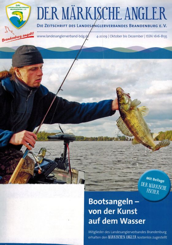 Landesanglerverband Brandenburg e.V.  Der Märkische Angler 2009 Hefte 1 bis 4 (4 Hefte) 