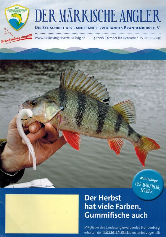 Landesanglerverband Brandenburg e.V.  Der Märkische Angler 2008 Hefte 2 bis 4 (3 Hefte) 