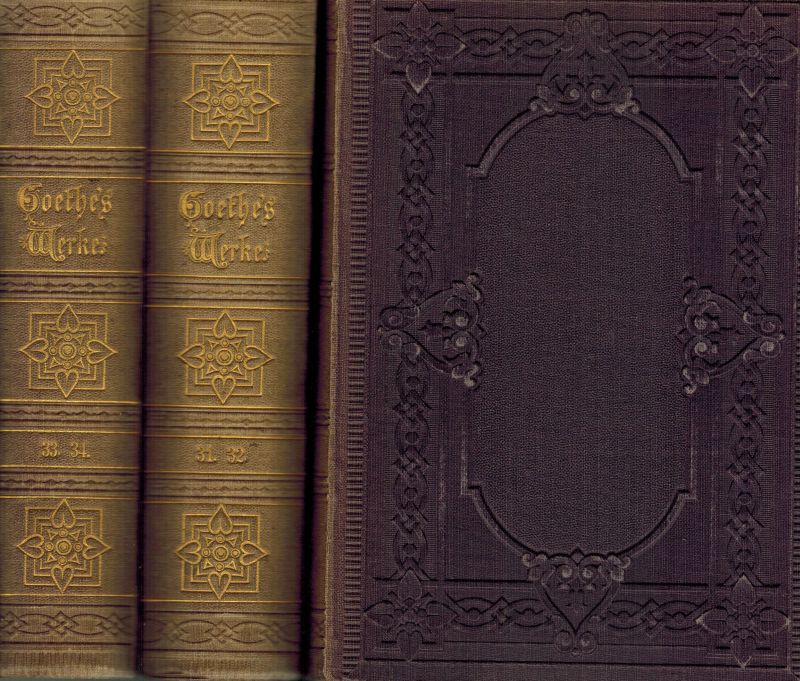 Goethe,Johann Wolfgang von  Goethe's Werke Band 29 bis 34 (3 Bände) 