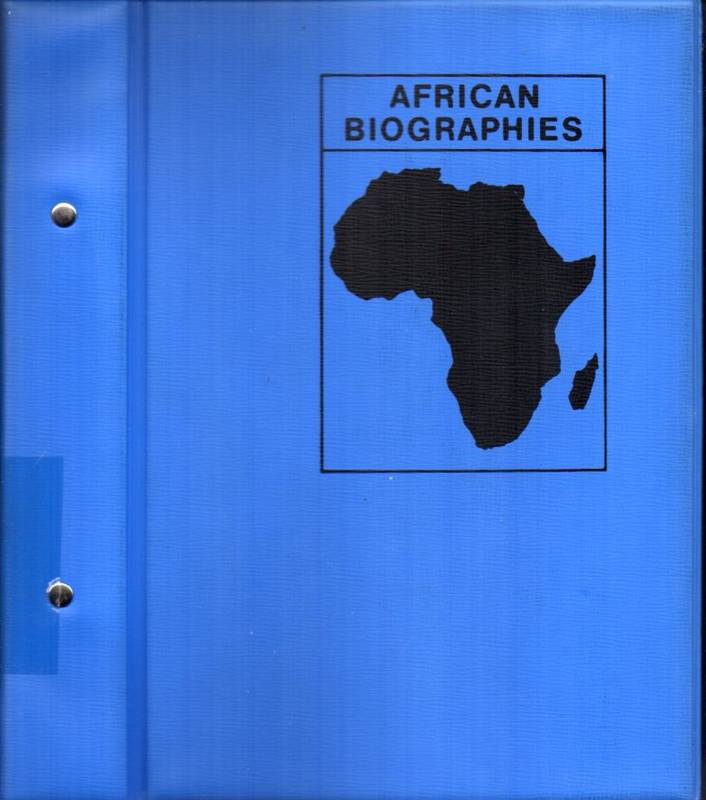 Friedrich-Ebert-Stiftung  African Biographies Gabon - Kenya 