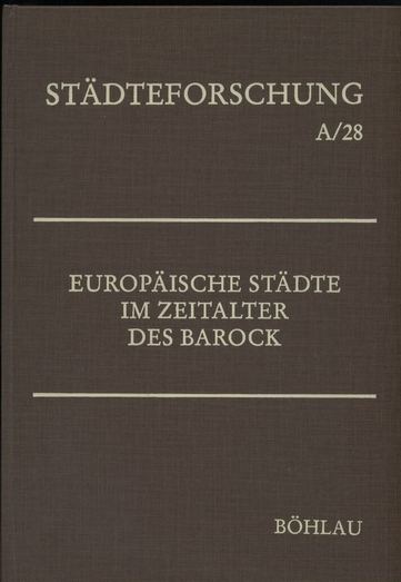 Stoob,Heinz (Hrsg.)  Städteforschung 