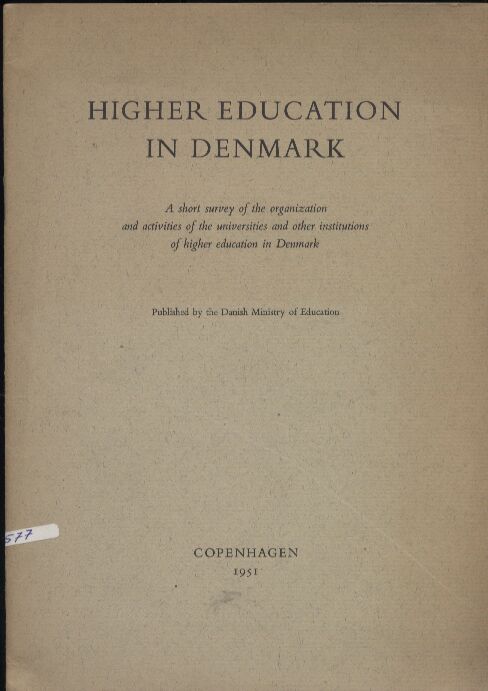 Danish Ministry of Education  Higher Education in Denmark 