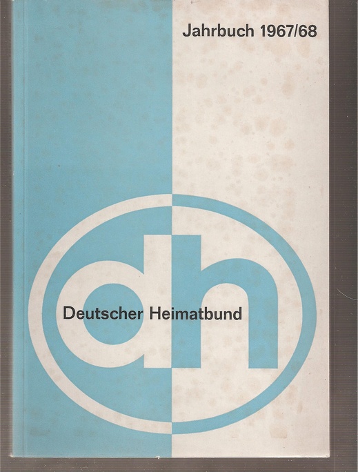Deutscher Heimatbund  Jahrbuch 1967/68 