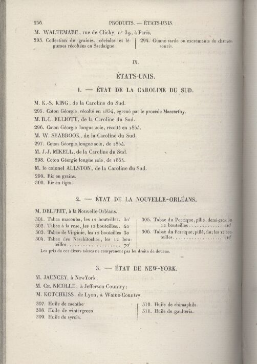 Concours Agricole Universel de 1856  Catalogue des Animaux, Machines, Instruments et Produits 